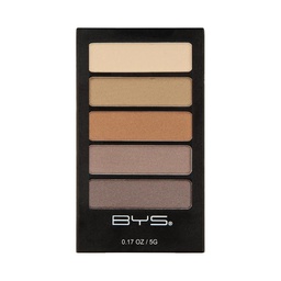 BTY | BYS Women's 5-Piece Eye Shadow Palette, Natural Delight Eye Pigments, 0.17 Ounce (Pack of 1)