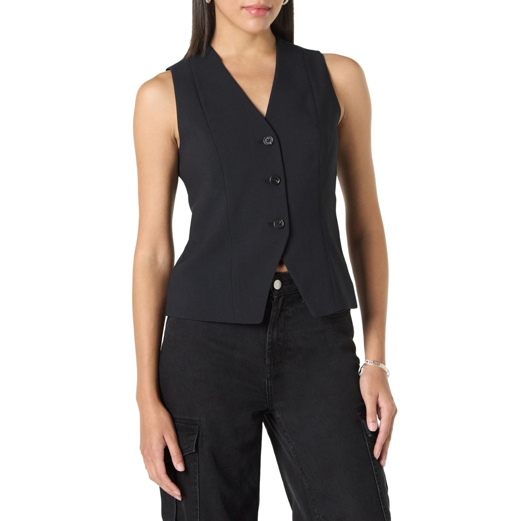 STR | The Drop Womens Jacey V-Neck Vest