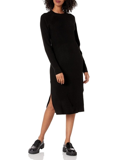 STR | The Drop Women's Renata Rib Midi Dress