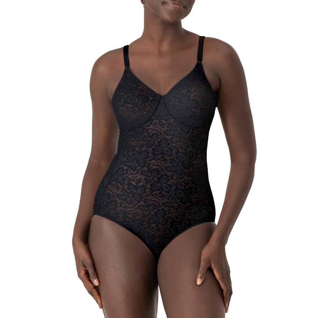 STR | Bali Women's Lace Shapewear, Faja Body Shaper, Lace 'N Smooth Firm-control Shapewear for Women, Built-in Bra