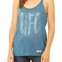 STR | UFC Womens Slouchy Tank Top  Blue  Medium