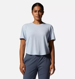 STR | Mountain Hardwear Trek N Go Short Sleeve Shirt (Arctic Ice) Women's Clothing