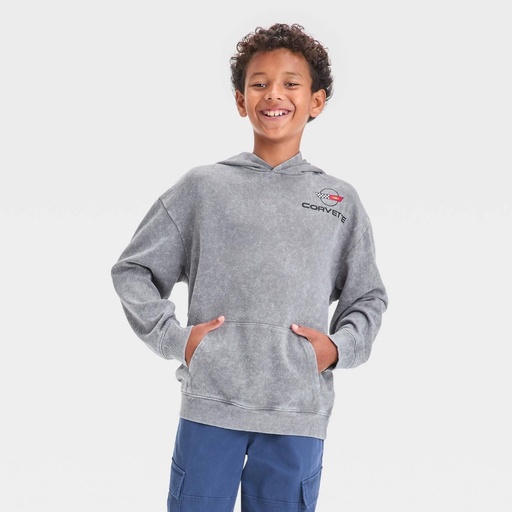 STR | Boys' Corvette Oversized Hooded Sweatshirt - art class™ Gray L