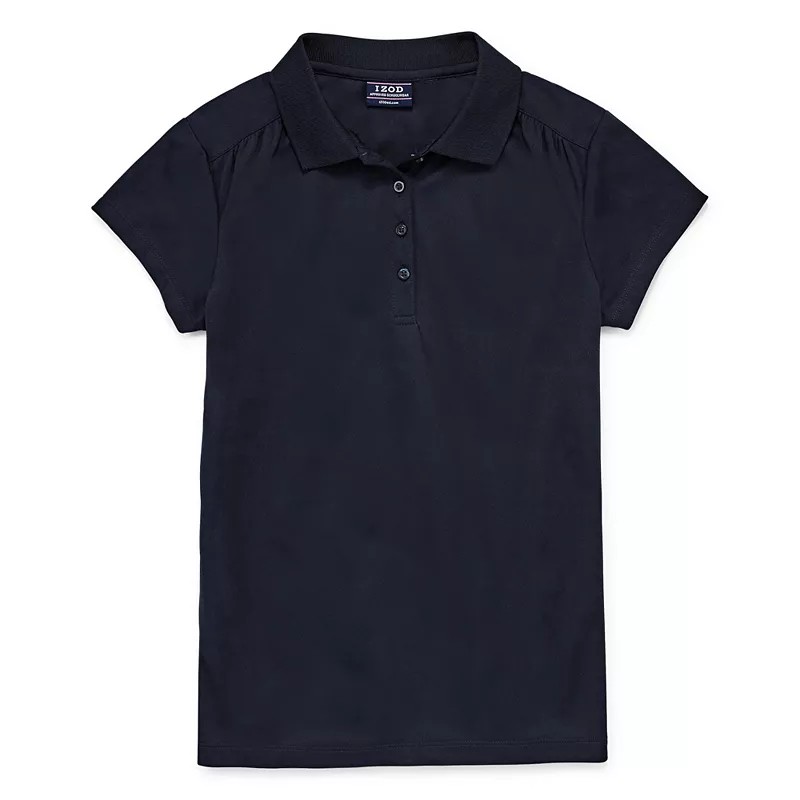 STR | Izod Exclusive Short Sleeve Doubleknit Polo Shirt Girls