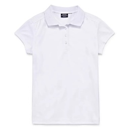 STR | Izod Exclusive Short Sleeve Double knit Polo Shirt Girls