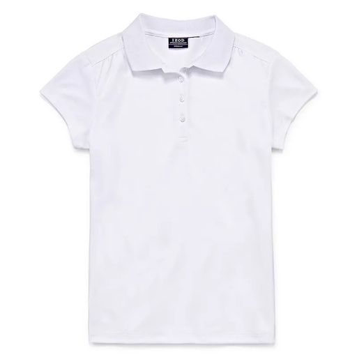 STR | Izod Exclusive Short Sleeve Double knit Polo Shirt Girls