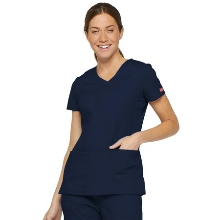 STR | Dickies EDS Signature Scrubs Top for Women V-Neck 85906