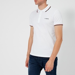 STR | Diesel Men's Randy Broken Polo Shirt - White - L