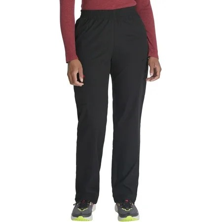 STR | Dickies EDS Signature Scrubs Pant for Women Natural Rise Tapered Leg Pull-On 86106  XL  Black