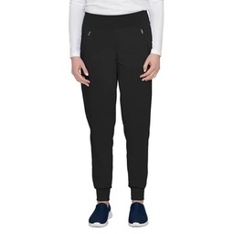 STR | healing hands Jogger Scrubs for Women Six Pocket Tara Scrub Pant 9233 Purple Label Black 2XL