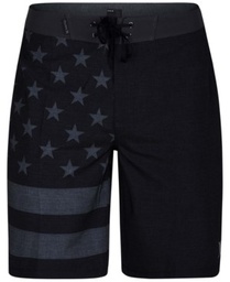 STR | Hurley Men's Phantom Patriot Cheers 20" Board Shorts, Black A, 38" (B076CQ9TD2)