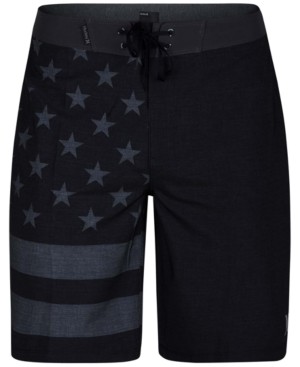 STR | Hurley Men's Phantom Patriot Cheers 20" Board Shorts, Black A, 38" (B076CQ9TD2)