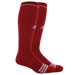 PRM | New Adidas 5124598-OTC Medium Red/Wht 2-Pair Climalite Multi-Sport Field Sock
