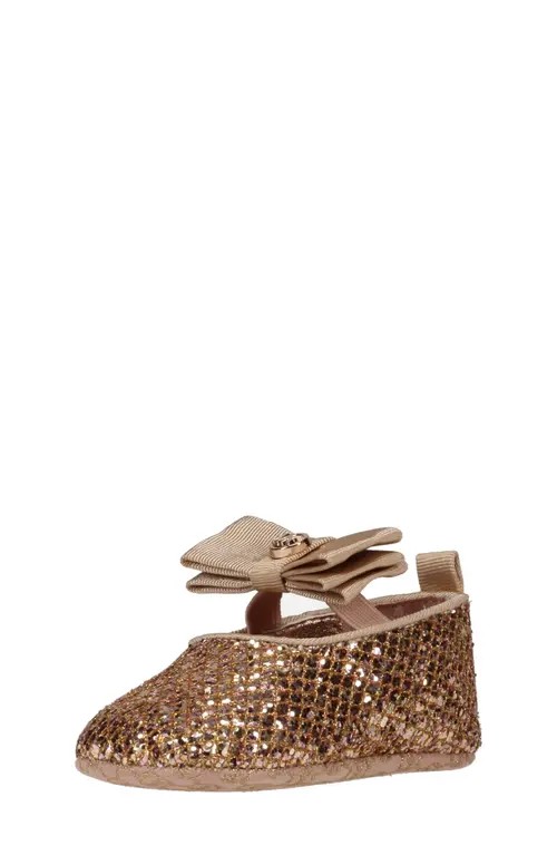 ACC | Michael Kors Baby Day Mary Jane Crib Shoe in Rose Gold at Nordstrom, Size 2 M