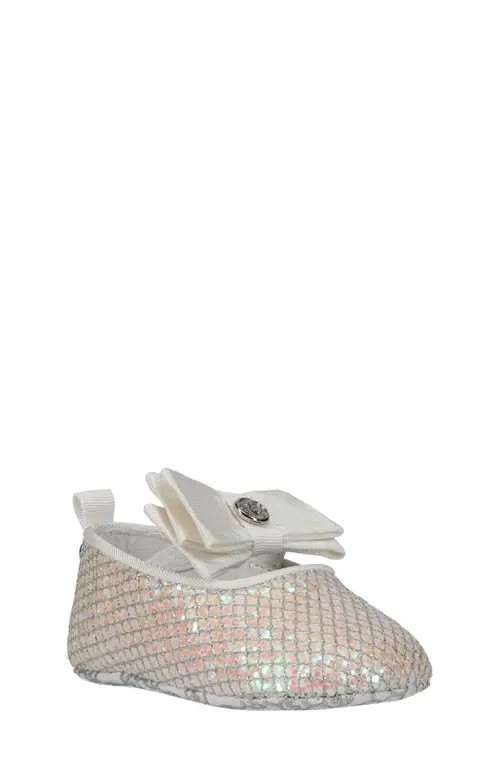 ACC | Michael Kors Baby Day Mary Jane Crib Shoe in White at Nordstrom, Size 1 M