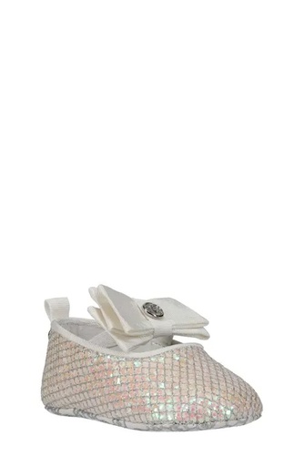 ACC | Michael Kors Baby Day Mary Jane Crib Shoe in White at Nordstrom, Size 1 M