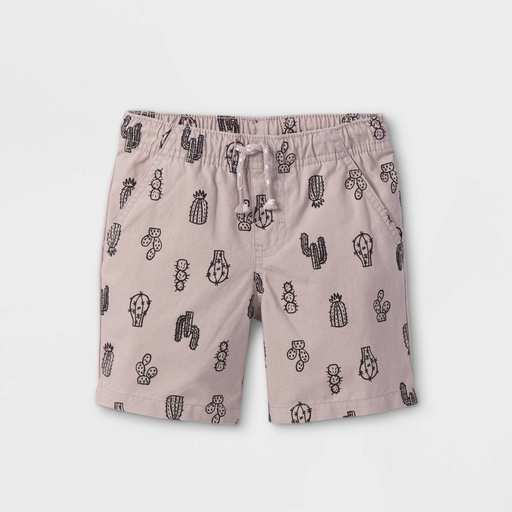 STR | Toddler Boys' Woven Pull-On Shorts - Cat & Jack Blush 18M