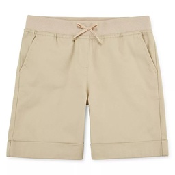 STR | IZOD Pull-On Stretch Twill Shorts - Girls