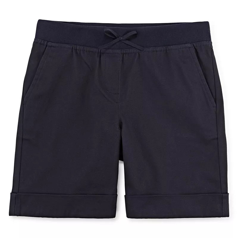 STR | IZOD Pull-On Stretch Twill Shorts - Girls