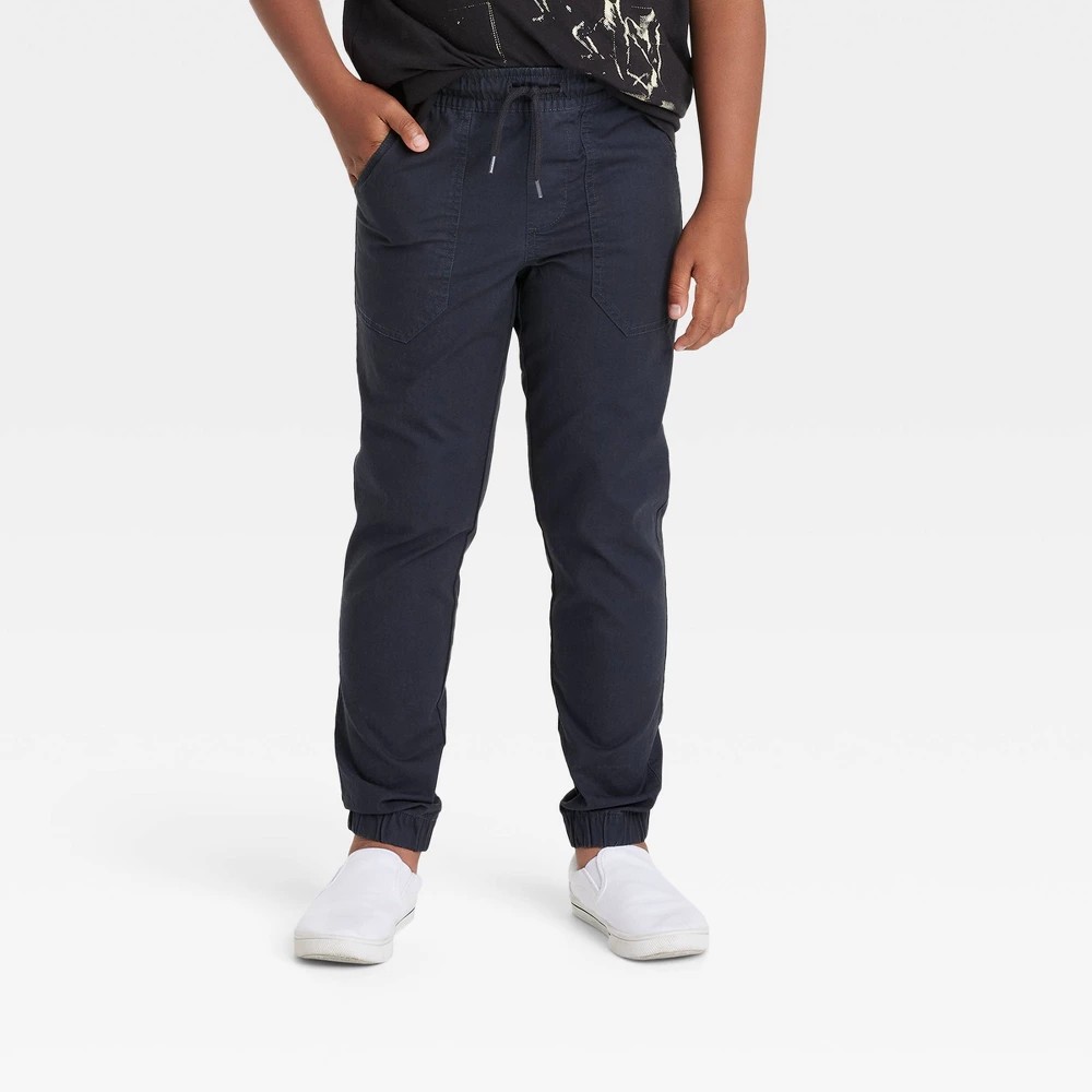 STR | Boys' Skinny Fit Ripstop Pull-On Jogger Pants - art class™ Charcoal Gray 5: Midweight Woven Tapered Leg