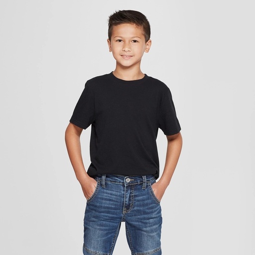 STR | Boys' Short Sleeve T-Shirt - Cat & Jack™ Black XS