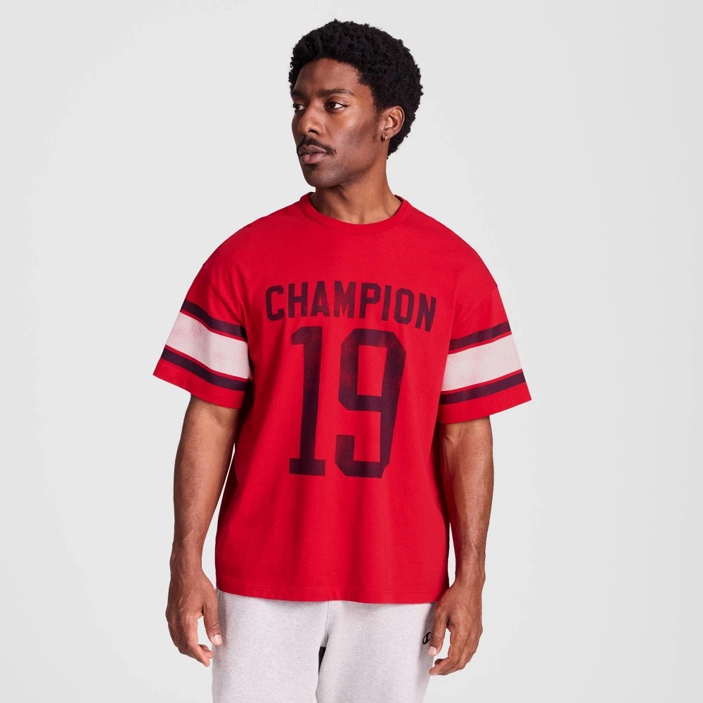 PRM | Champion Men's Football Shirt - Tango Red M