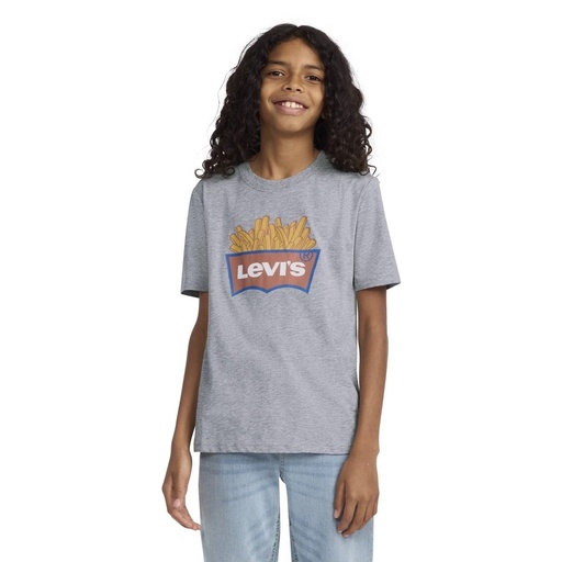 PRM | Levi's® Boys' Short Sleeve French Fry Logo Graphic T-Shirt - Gray S