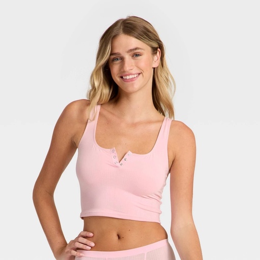 STR | Women's Modal Blend Cropped Tank Top - Auden™ Blush M