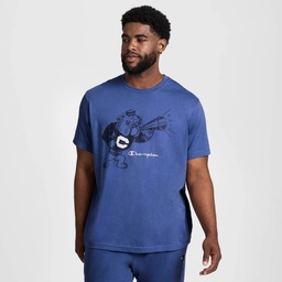 PRM | Champion Men's Graphic T-Shirt - Gray Blue S