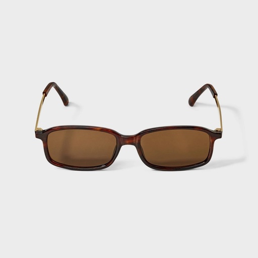STR | Women's Small Plastic/ Metal Rectangle Cateye Sunglasses - Wild Fable™ Tort