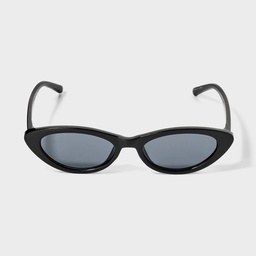 STR | Women's Slim Plastic Cateye Sunglasses - Wild Fable™ Black