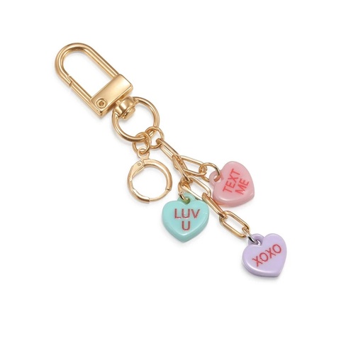 STR | Studio Artifact Lip Charm Keychain Accessory - Candy Hearts