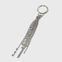 STR | Chain Fringe Dangle Bag Charm - Universal Thread™ Silver