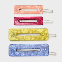 STR | Rectangle Barrettes - 4pc - Cat & Jack™