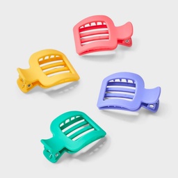STR | Flat Square Claw Clip - 4pc - Cat & Jack™