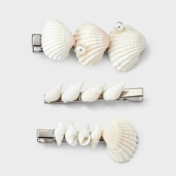 STR | Shell Hair Barrette Set 3pc - A New Day™ Gold
