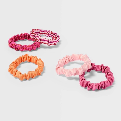 STR | Hair Binders 5pk Pink Multi - Roller Rabbit x Target