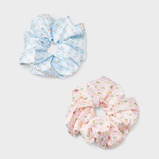 STR | Easter Carrot and Flower Twister 2pc Set - Blue/Pink