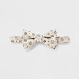 STR | Men's Medallion Bow Tie - Goodfellow & Co™ Cream/Tan