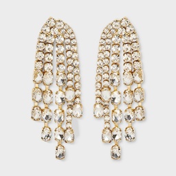 STR | SUGARFIX by BaubleBar Sparkling Starfall Earrings - Gold
