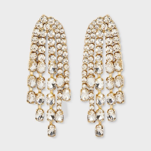 STR | SUGARFIX by BaubleBar Sparkling Starfall Earrings - Gold