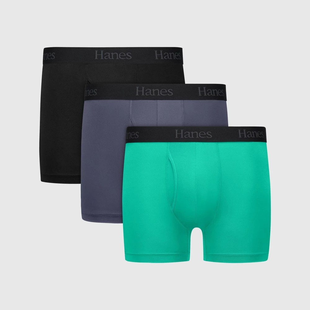 STR | Hanes Originals Premium Men s Super Stretch Trunks - 3 Pack - Size: X-Large