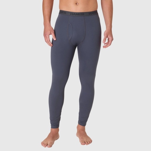 STR | Hanes Men's Thermal Performance Pant - Dark Gray XXL
