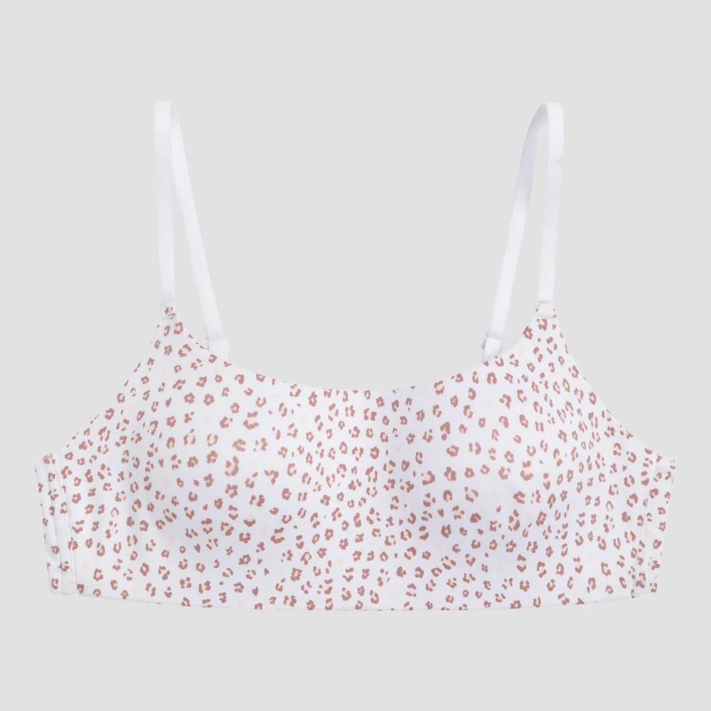 STR | Maidenform Girls' Animal Printed Comfort Wire Free Bra - M