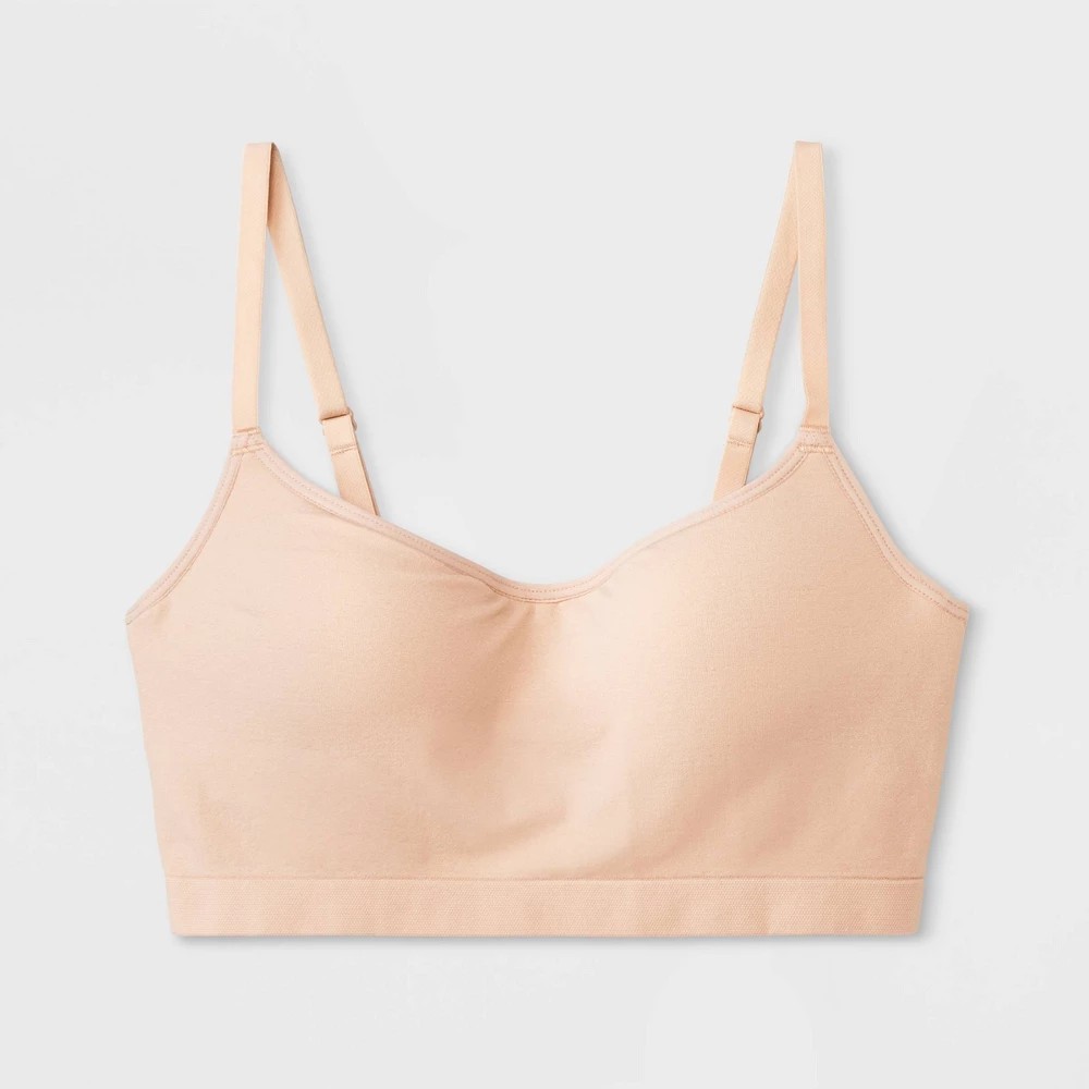 STR | Girls' Molded Longline Bra - art class™ Beige S