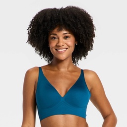 STR | Women's Luxury Collection Removable Pad Longline Plunge Bralette - Auden™ Navy Blue XL