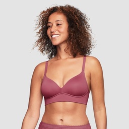 STR | Simply Perfect by Warner's Women's Longline Convertible Wirefree Bra - Berry 36DD