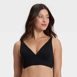STR | Women's Luxury Collection Removeable Pad Longline Plunge Bralette - Auden™ Black S