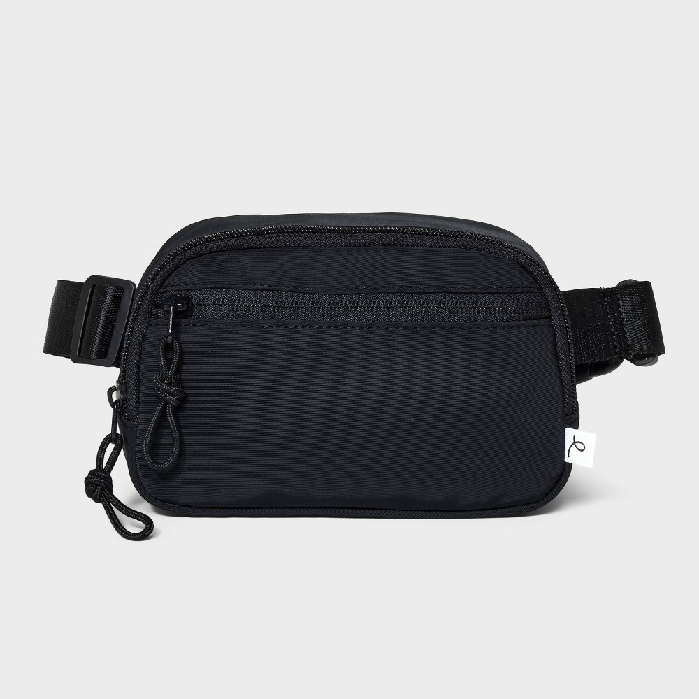 STR | Kids' Fanny Pack - art class™ Black: Adjustable Strap, Softside, Solid Pattern