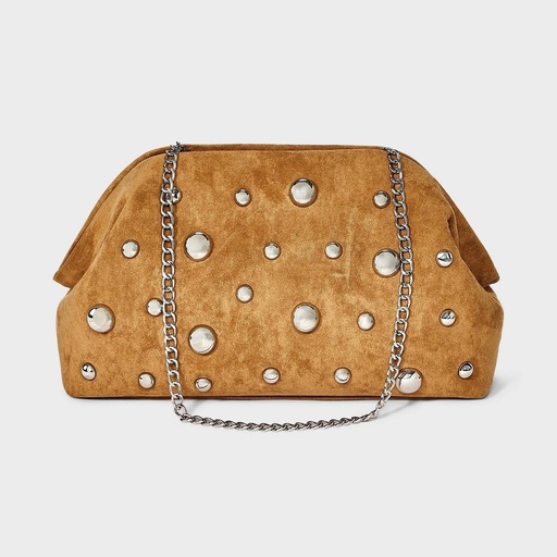 STR | Studded Oversized Clutch - A New Day™ Brown